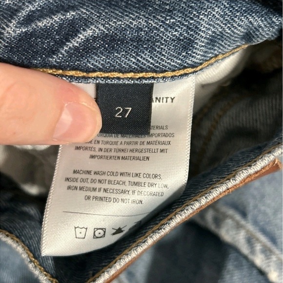 Citizens of Humanity Sabine High Rise Vintage Distressed Ripped Jeans Size 27 - Picture 5 of 9